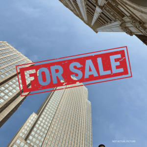 Centre Square, Philadelphia’s largest office property, is being marketed for sale even as it remains tied up in an ongoing foreclosure case.